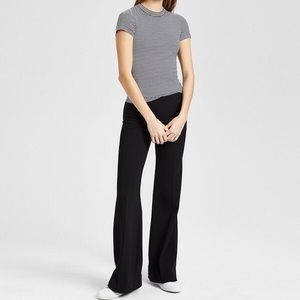 Theory Wide Leg Simone Pants Navy Blue